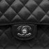 CHANEL VINTAGE CLASSIC FLAP MEDIUM CHAIN SHOULDER BAG BLACK CAVIAR SKIN 90302651 - PURPOSE