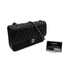 CHANEL VINTAGE CLASSIC FLAP MEDIUM CHAIN SHOULDER BAG BLACK CAVIAR SKIN 90302651 - PURPOSE