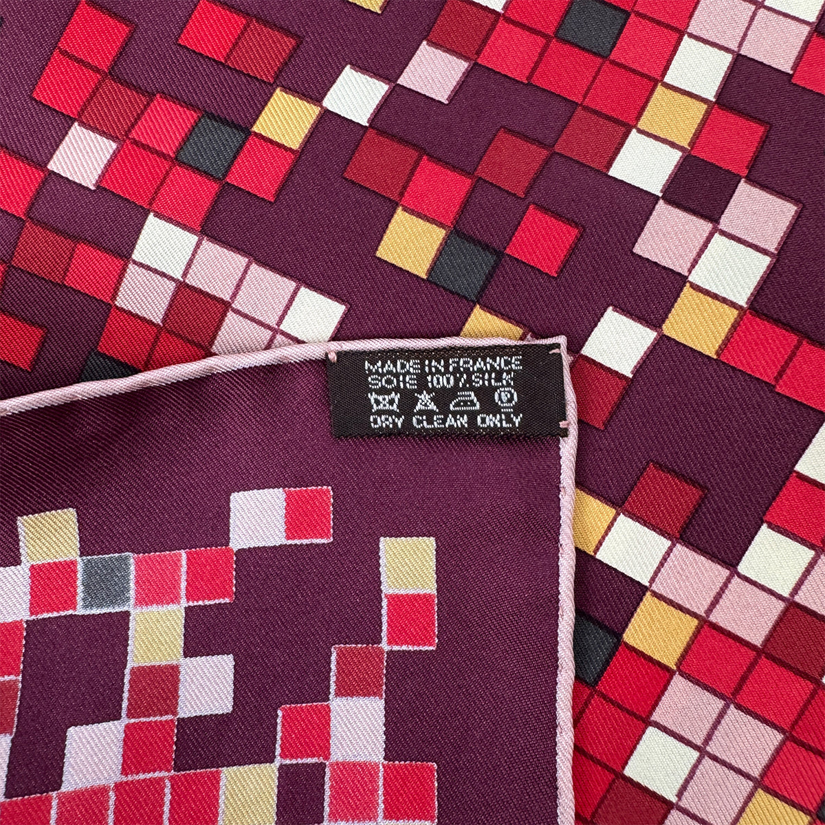 HERMES CARRE 90 MOSAIQUE AU 24 SCARF SILK MULTICOLOR 90302654