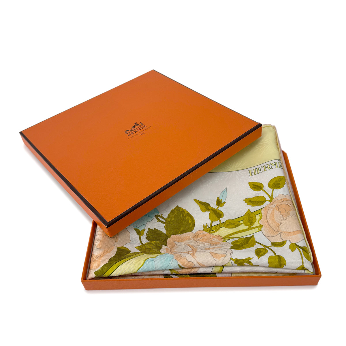 HERMES CARRE 90 ROMANTIQUE SCARF SILK MULTICOLOR 90302656