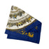 HERMES CARRE 90 LA PROMENADE DE LONGCHAMPS SCARF SILK BLUE 90302658 - PURPOSE