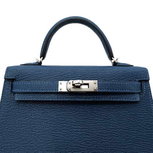 HERMES MINI KELLY 2 VERSO DEEP BLUE ORIGANO CHEVRE MYSORE HAND SHOULDER BAG U SHW 90302851 - PURPOSE