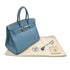 HERMES BIRKIN 35 BLUE JEAN VEAU EPSOM HAND BAG □K SHW 90302855 - PURPOSE