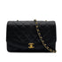 CHANEL VINTAGE DIANA MEDIUM CHAIN SHOULDER BAG BLACK CAVIAR SKIN 90302856 - PURPOSE