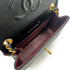 CHANEL VINTAGE MINI SQUARE 17 CHAIN SHOULDER BAG BLACK LAMB SKIN 90302858 - PURPOSE