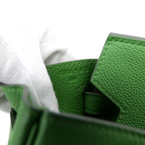 HERMES BIRKIN 25 VERT YUCCA TOGO HAND BAG B GOLD HARDWARE 90302884 - PURPOSE