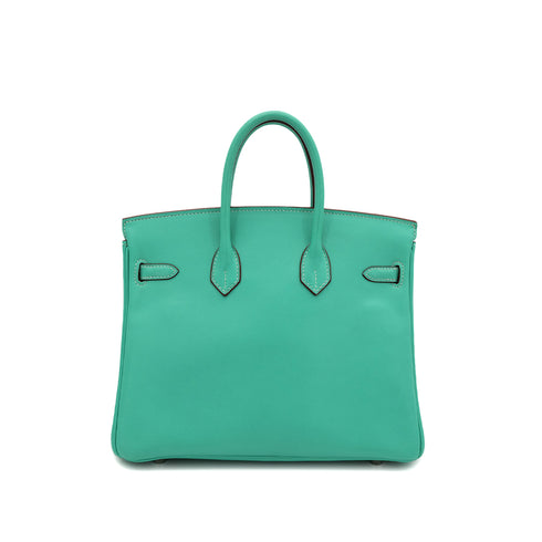 HERMES BIRKIN 25 LAGON SWIFT HAND BAG □L SHW 90302885 - PURPOSE