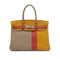HERMES BIRKIN CASAQUE 30 GRIS TOURTERELLE MOUTARDE SANGUINE TAURILLON CLEMENCE VEAU SWIFT HAND BAG □P SHW 90302888