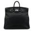 HERMES HAUT A COURROIES 50 BLACK TOGO HAND BAG □H SHW 90302895 - PURPOSE