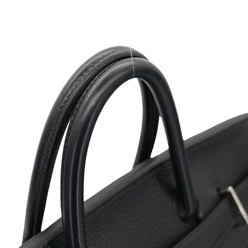 HERMES HAUT A COURROIES 50 BLACK TOGO HAND BAG □H SHW 90302895 - PURPOSE