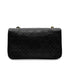 CHANEL VINTAGE FULL FLAP CHAIN SHOULDER BAG BLACK LAMB SKIN 90302899 - PURPOSE