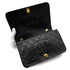 CHANEL VINTAGE FULL FLAP CHAIN SHOULDER BAG BLACK LAMB SKIN 90302899 - PURPOSE