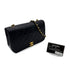 CHANEL VINTAGE FULL FLAP CHAIN SHOULDER BAG BLACK LAMB SKIN 90302899 - PURPOSE