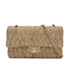 CHANEL VINTAGE CLASSIC FLAP MEDIUM CHAIN SHOULDER BAG GOLD TWEED 90302900 - PURPOSE