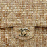 CHANEL VINTAGE CLASSIC FLAP MEDIUM CHAIN SHOULDER BAG GOLD TWEED 90302900 - PURPOSE