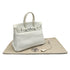 HERMES BIRKIN 35 WHITE TAURILLON CLEMENCE HAND BAG ▢J SHW 90302910 - PURPOSE