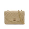CHANEL VINTAGE MATELASSE HALF MOON CHAIN SHOULDER BAG BEIGE LANB SKIN 90302928 - PURPOSE
