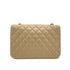 CHANEL VINTAGE MATELASSE HALF MOON CHAIN SHOULDER BAG BEIGE LANB SKIN 90302928 - PURPOSE