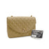 CHANEL VINTAGE MATELASSE HALF MOON CHAIN SHOULDER BAG BEIGE LANB SKIN 90302928 - PURPOSE