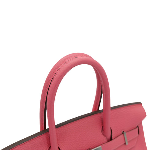 HERMES BIRKIN 30 ROSE LIPSTICK TAURILLON CLEMENCE HAND BAG Y SHW 90302929 - PURPOSE