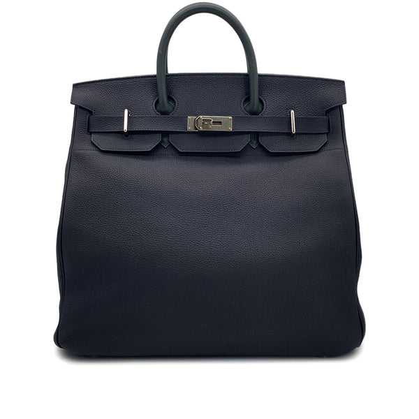 HERMES HAUT A COURROIES 40 CABAN VERT FONCE JAUNE D'OR FEU TOGO HAND BAG B SHW 90302932 - PURPOSE