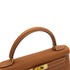 HERMES KELLY 28 SELLIER GOLD COUCHEVEL HAND SHOULDER BAG 〇X GHW 90302938 - PURPOSE