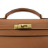HERMES KELLY 28 SELLIER GOLD COUCHEVEL HAND SHOULDER BAG 〇X GHW 90302938 - PURPOSE