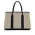 HERMES GARDEN PARTY 36 PM ECRU BLACK TOILE H TOTE BAG □N 90303000 - PURPOSE