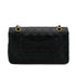 CHANEL VINTAGE CLASSIC FLAP MEDIUM CHAIN SHOULDER BAG BLACK LAMB SKIN 90303006 - PURPOSE