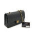 CHANEL VINTAGE CLASSIC FLAP MEDIUM CHAIN SHOULDER BAG BLACK LAMB SKIN 90303006 - PURPOSE