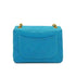 CHANEL VINTAGE MINI SQUARE 17 BIJOU CHAIN SHOULDER BAG BLUE LAMB SKIN 90303008 - PURPOSE