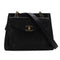CHANEL VINTAGE TURN LOCK CHAIN TOTE BAG BLACK CAVIAR SKIN 90303016 - PURPOSE