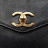 CHANEL VINTAGE TURN LOCK CHAIN TOTE BAG BLACK CAVIAR SKIN 90303016 - PURPOSE