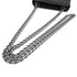 CHANEL VINTAGE 2.55 CHOCOLATE BAR MINI CHAIN SHOULDER BAG BLACK LAMB SKIN 90303020 - PURPOSE