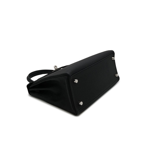 HERMES KELLY 25 RETOURNE BLACK TOGO HAND SHOULDER BAG D SHW 90303025 - PURPOSE