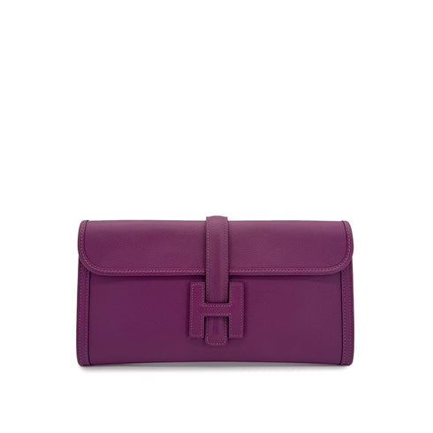 HERMES JIGE ELAN 29 ANEMONE EVERCOLOR CLUTCH BAG D 90303069 - PURPOSE