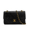 CHANEL VINTAGE CLASSIC FLAP SMALL CHAIN SHOULDER BAG BLACK LAMB SKIN 90303070 - PURPOSE