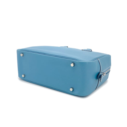HERMES PLUME 28 BLUE JEAN VEAU EPSOM HAND BAG □I SHW 90303074 - PURPOSE