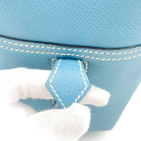 HERMES PLUME 28 BLUE JEAN VEAU EPSOM HAND BAG □I SHW 90303074 - PURPOSE