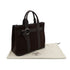 HERMES PETIT CEINTURE PM TOTE BAG EBENE TOILE MILITAIRE VEAU NEGONDA □J 90303075 - PURPOSE