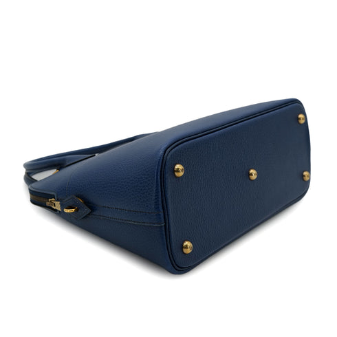 HERMES BOLIDE 31 BLEU ROY ARDENNES HAND SHOULDER BAG □A GHW 90303311 - PURPOSE