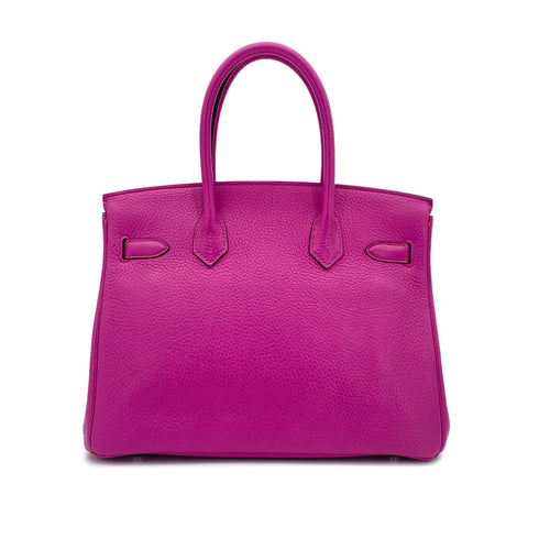 HERMES BIRKIN 30 MAGNOLIA TAURILLON CLEMENCE HAND BAG C SHW 90303312