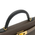 HERMES KELLY MINI 2 TRICOLORE ECORCE ETOUPE BLACK VEAU EPSOM HAND SHOULDER BAG B GHW 90303317 - PURPOSE