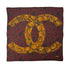 CHANEL VINTAGE SCARF COCOMARK PAISLEY PATTERN RED GOLD SILK 90303318 - PURPOSE