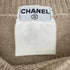 CHANEL VINTAGE COCOMARK KNIT TOPS BEIGE CACHEMIRE RTW 90303320