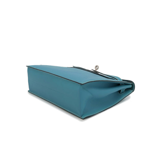 HERMES KELLY DANCE BLUE JEAN VEAU SWIFT SHOULDER BAG □K SHW 90303483 - PURPOSE
