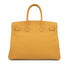 HERMES BIRKIN 35 JAUNE AMBER TOGO HAND BAG A PHW 90303484 - PURPOSE