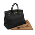HERMES BIRKIN 40 BLACK TOGO HAND BAG □D GHW 90303485 - PURPOSE