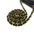 CHANEL VINTAGE MINI SQUARE 17 CHAIN SHOULDER BAG BLACK LAMB SKIN 90303486 - PURPOSE