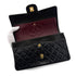 CHANEL VINTAGE CLASSIC FLAP MEDIUM CHAIN SHOULDER BAG BLACK LAMB SKIN 90303488 - PURPOSE